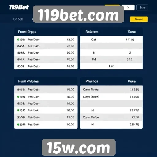 Promoções e bônus disponíveis no 119bet